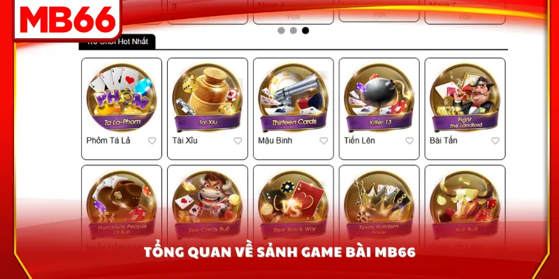 Sơ lược về sảnh game bài MB66